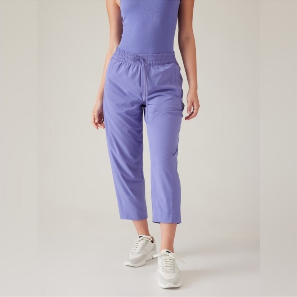 Athleta Arrival Pants Periwinkle Purple Size 6